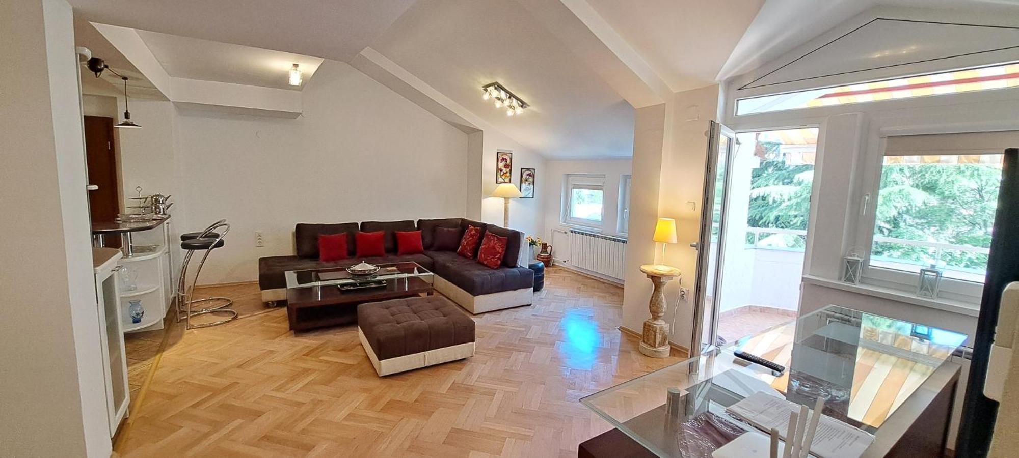 Central Skopje Duplex Apartment Dış mekan fotoğraf