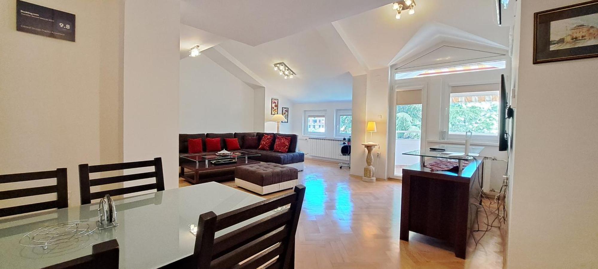 Central Skopje Duplex Apartment Dış mekan fotoğraf
